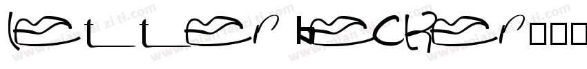letter becker字体转换